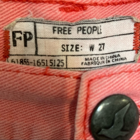 Free People Denim Cut Off Shorts - Picture 8 of 8